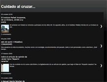 Tablet Screenshot of cuidadoalcruzar.blogspot.com