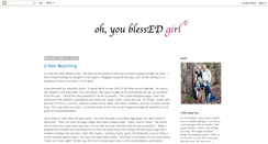 Desktop Screenshot of ohyoublessedgirl.blogspot.com