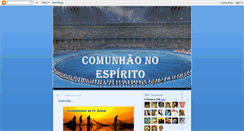 Desktop Screenshot of comunhaonoespirito.blogspot.com