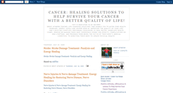 Desktop Screenshot of cancerpositiveattitudes.blogspot.com