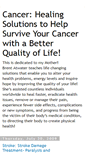 Mobile Screenshot of cancerpositiveattitudes.blogspot.com