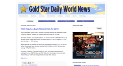 Desktop Screenshot of goldstardailyworldnews.blogspot.com