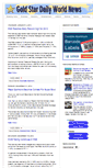 Mobile Screenshot of goldstardailyworldnews.blogspot.com