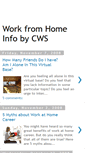 Mobile Screenshot of cws-workfromhomeinfo.blogspot.com