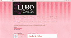 Desktop Screenshot of detalleslubo.blogspot.com