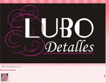 Tablet Screenshot of detalleslubo.blogspot.com