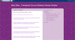 Desktop Screenshot of msnfacenickleri.blogspot.com