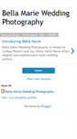 Mobile Screenshot of bellamarieweddingphotography.blogspot.com