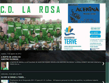 Tablet Screenshot of clubdeportivolarosa.blogspot.com