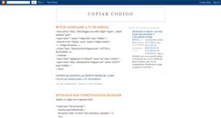 Desktop Screenshot of copiarcodigo.blogspot.com