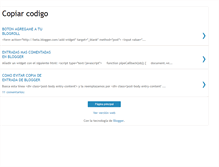Tablet Screenshot of copiarcodigo.blogspot.com