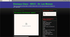 Desktop Screenshot of emmausclass.blogspot.com