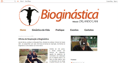 Desktop Screenshot of bioginastica.blogspot.com