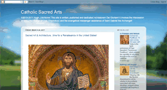 Desktop Screenshot of catholicsacredarts.blogspot.com