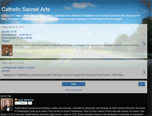 Tablet Screenshot of catholicsacredarts.blogspot.com