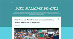 Desktop Screenshot of diezmillones.blogspot.com
