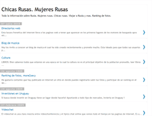 Tablet Screenshot of chicas-rusas.blogspot.com