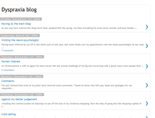 Tablet Screenshot of dyspraxiablog.blogspot.com