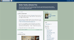 Desktop Screenshot of kellerfamilyfour.blogspot.com