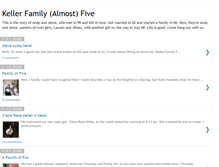 Tablet Screenshot of kellerfamilyfour.blogspot.com