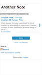 Mobile Screenshot of death-note-another-note.blogspot.com