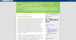 Desktop Screenshot of generacion-interactiva.blogspot.com