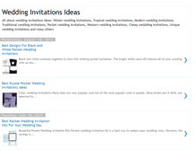 Tablet Screenshot of best-weddinginvitations-ideas.blogspot.com