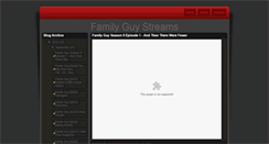 Desktop Screenshot of familyguystreams.blogspot.com