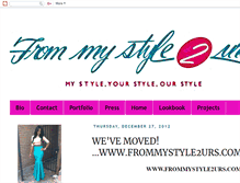 Tablet Screenshot of frommystyle2urs.blogspot.com