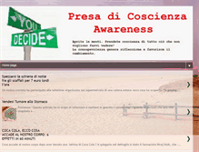 Tablet Screenshot of presacoscienza.blogspot.com