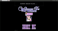 Desktop Screenshot of minniemouse-cutey.blogspot.com