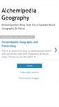 Mobile Screenshot of alchemipedia-geography.blogspot.com