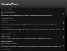 Tablet Screenshot of pidomonposts.blogspot.com