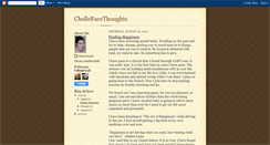 Desktop Screenshot of chellefacethoughts.blogspot.com