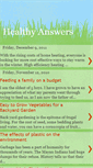 Mobile Screenshot of healthyanswers.blogspot.com