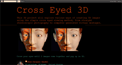 Desktop Screenshot of crosseyed3d.blogspot.com