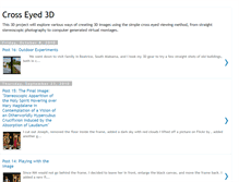 Tablet Screenshot of crosseyed3d.blogspot.com