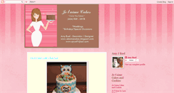 Desktop Screenshot of jetaimecakes.blogspot.com