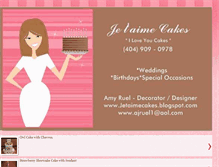 Tablet Screenshot of jetaimecakes.blogspot.com