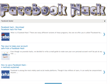 Tablet Screenshot of facebookhack-free.blogspot.com