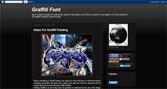 Desktop Screenshot of graffittifont.blogspot.com
