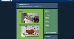 Desktop Screenshot of 1970barracuda.blogspot.com