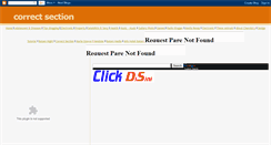 Desktop Screenshot of correctsection.blogspot.com