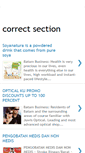 Mobile Screenshot of correctsection.blogspot.com