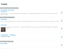 Tablet Screenshot of 1voicekki.blogspot.com