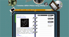 Desktop Screenshot of catatan-sangkhalifah.blogspot.com