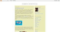 Desktop Screenshot of correodemencial.blogspot.com