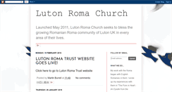 Desktop Screenshot of lutonromachurch.blogspot.com