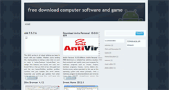 Desktop Screenshot of downloadsoftware-oke.blogspot.com