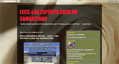 Desktop Screenshot of casadosamaritano.blogspot.com